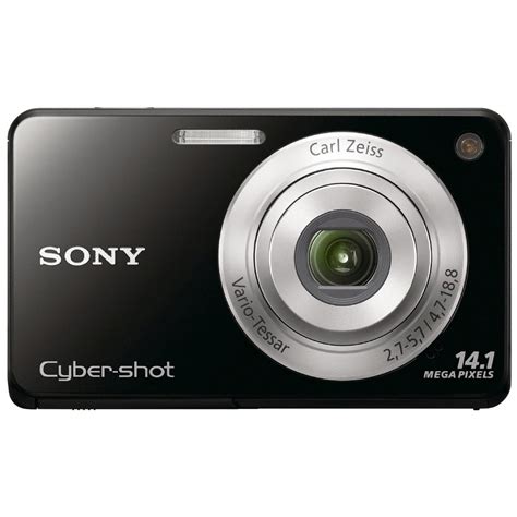 Sony Cyber Shot Dsc W560 14 1 Megapixel Compact Camera Black