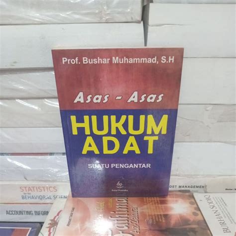 Jual Asas Asas Hukum Adat By Prof Bushar Muhammad S H Shopee Indonesia