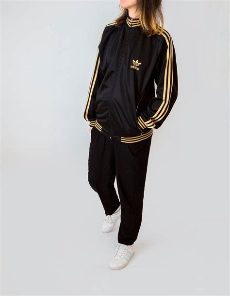 Adidas Black And Gold Tracksuit Atelier Yuwaciaojp