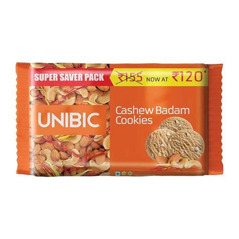 Unibic Cashew Badam Cookies 500 G Grocery And Gourmet Foods