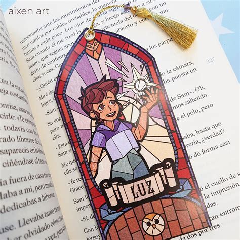 The Owl House Stained Glass Bookmarks Eda Clawthorne Raine Etsy Canada