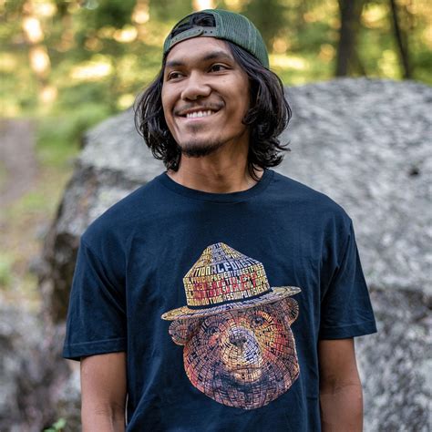 Smokey The Bear T Shirt Wild Tribute