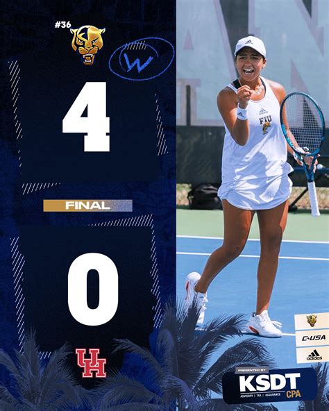 Fiu Womens Tennis On Twitter 𝐑𝐎𝐀𝐃 𝐖𝐀𝐑𝐑𝐈𝐎𝐑𝐒 💪 First One Down 2⃣ More