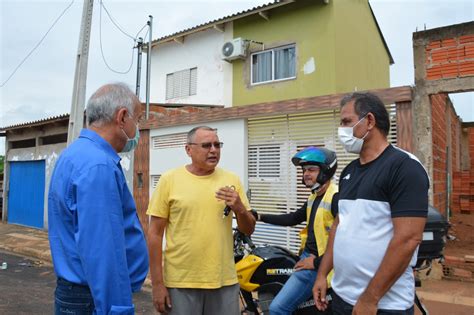 Prefeito Ti O Bocalom Visita Obras No Loteamento Andir E Recebe