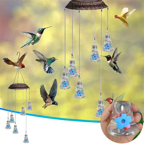 BAILANku Charming Wind Chimes Hummingbird Feeders Hummingbird Feeders