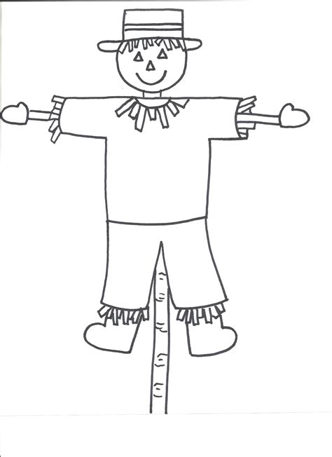 Free Scarecrow Template Printable Free Printable A To Z