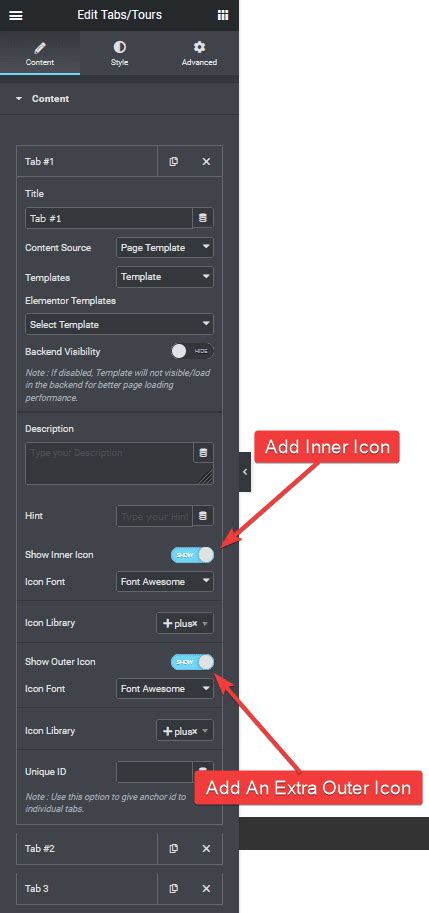 How To Add Icons To Elementor Tabs Widget The Plus Addons For Elementor