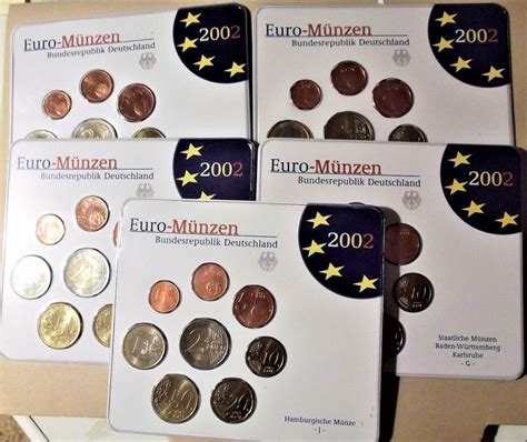 Allemagne Yearsets 2002 A D F G J 5 Different Catawiki