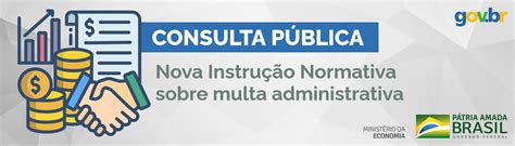 Consulta Pública Nova Instrução Normativa sobre multa administrativa