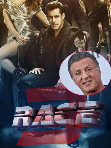 Finally Sylvester Stallone Recognises Salman Khan On The Race 3 Poster