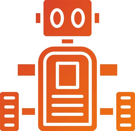 Mobile Robot Icon Style 21763542 Vector Art At Vecteezy