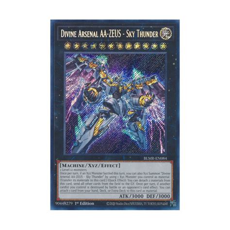 Divine Arsenal AA ZEUS Sky Thunder BLMR EN084 Secret Rare Duelshop