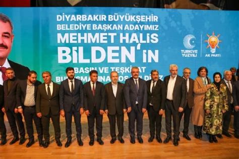 AK Parti Diyarbakır Büyükşehir Belediye Başkan Adayı Halis Bilden için