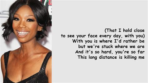 Long Distance By Brandy Lyrics Youtube Music