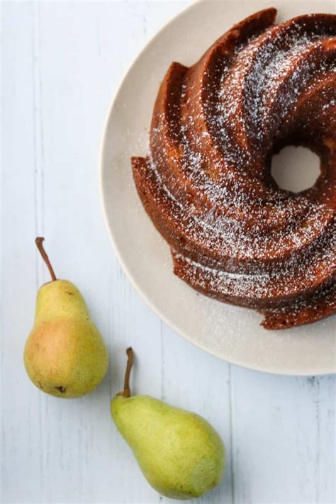 Pear Cardamom Bundt Cake True North Kitchen