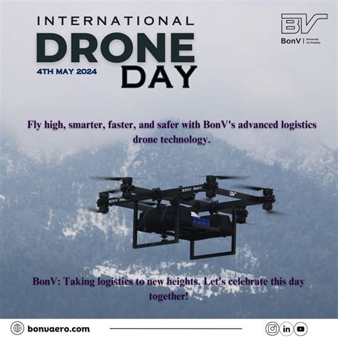 Bonv Aero On Linkedin Internationaldroneday Logistics Highlyefficient