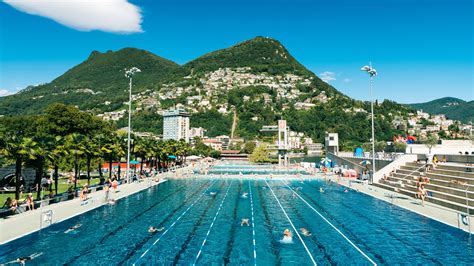 Lakeside Lido Di Lugano Switzerland Tourism