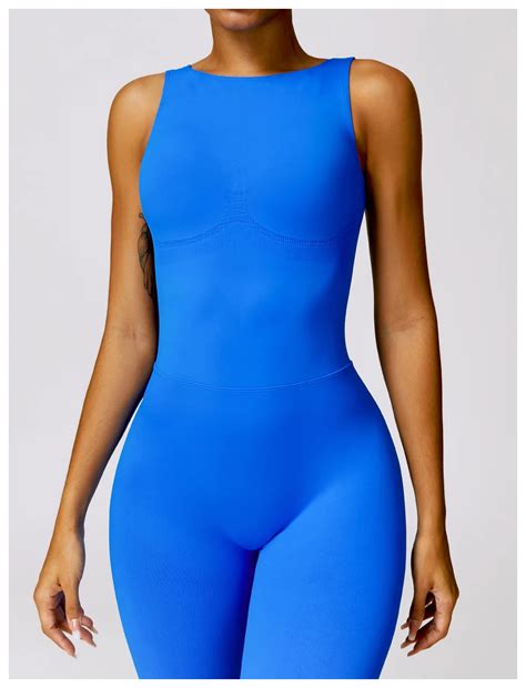 Exercise Hollow Butt Lifting One-Piece Yoga Dress Woman