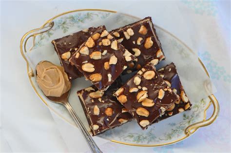 Peanut Butter Fudge Brownies With Honey Roasted Peanuts Baking Recipe