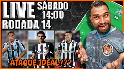 LIVE DE FECHAMENTO L RODADA 14 L CARTOLAFC YouTube