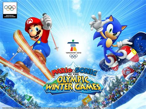 Mario y Sonic en los juegos olímpicos de invierno Fondo de pantalla HD