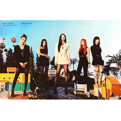 RED VELVET QUEENDOM 6TH MINI ALBUM QUEENS VER POSTER VERSION A