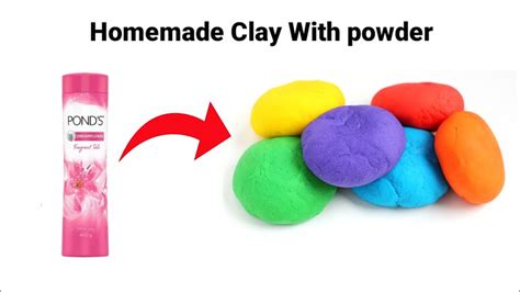 How To Make Clay With Powder At Home How To Make Clay Homemade Clay Diy Clay Clay Craft Clay