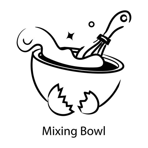 Trendy Mixing Bowl 45353899 Vector Art at Vecteezy