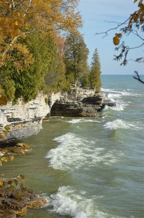 Cave Point County Park Door County Wisconsin Wisconsin Travel