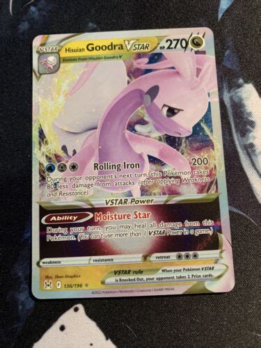 Hisuian Goodra Vstar Lost Origin Ultra Rare Pokemon Mint Nm