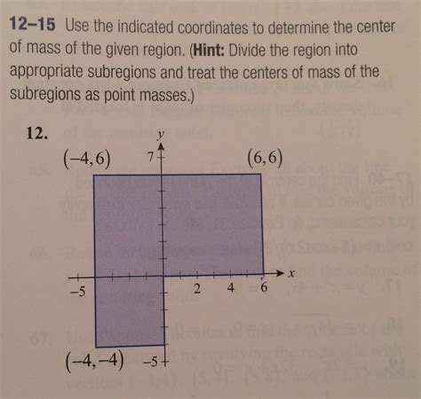 Solved Use The Indicated Coordinates To Determine The Center