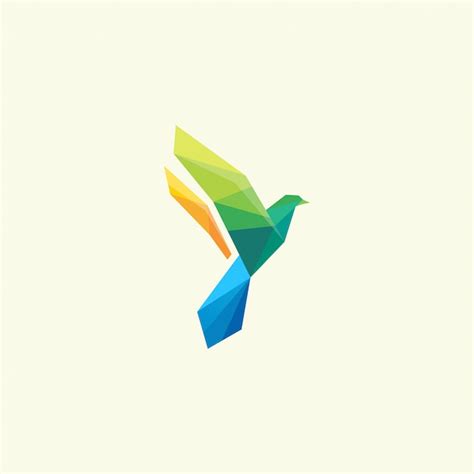 Premium Vector | Bird color logo design inspiration awesome