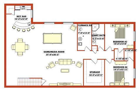 Beautiful One Story House Plans With Finished Basement - New Home Plans ...