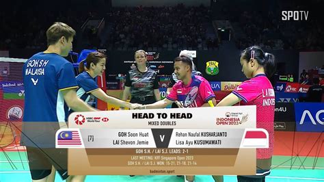 BWF XD Round Of 32 GOH LAI Vs KUSHA KUSUM H L YouTube