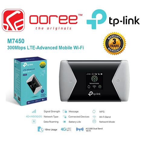 Tp Link M Mbps G Lte Advanced Mobile Wifi With Mah Built