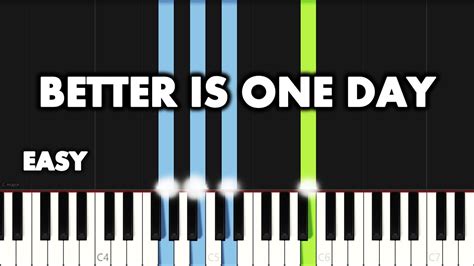 Matt Redman Better Is One Day EASY PIANO TUTORIAL By Synthly YouTube