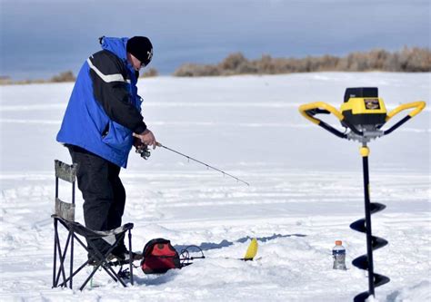 Photos Wolford Ice Fishing Tournament Catches Big Crowd