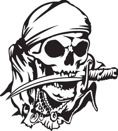 Pirate Skull Svg