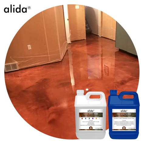 Home Design DIY Metallic Epoxy Floor Coating - China Epoxy Resin and ...