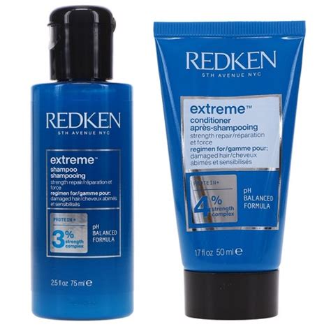 Redken Extreme Shampoo 2.5 Oz & Extreme Conditioner 1.7 Oz Combo Pack ...