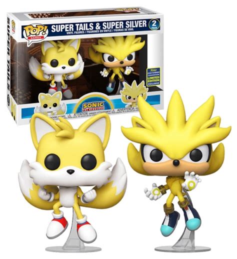 Funko Pop Games Sonic The Hedgehog Tails Flocked Target Con