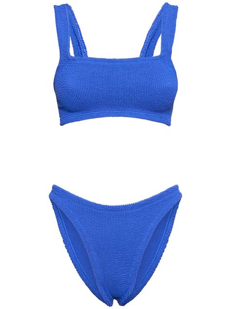 Hunza G Xandra Bikini Set Royal Blue Editorialist