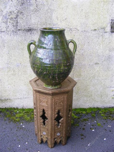 Antiques Atlas Beautiful Islamic Green Glaze Water Jar C1900