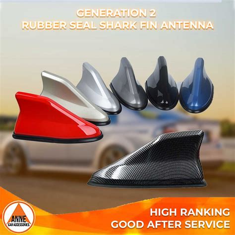 Car Shark Fin Antenna Gen Gen With Rubber Cover Aero Sharks Fin