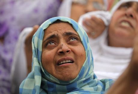 Kashmiri Muslim Women Pray Head Priest Editorial Stock Photo Stock