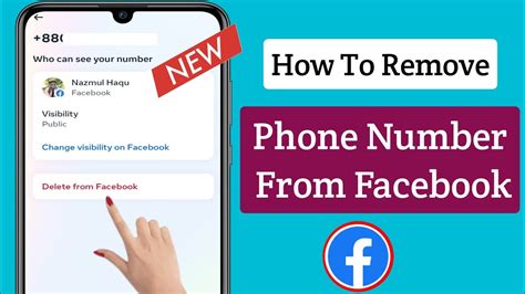 How To Delete Phone Number From Facebook 2023 Remove Phone Number