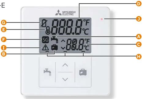 Mitsubishi Electric Par Wt R E Wireless Controller User Guide