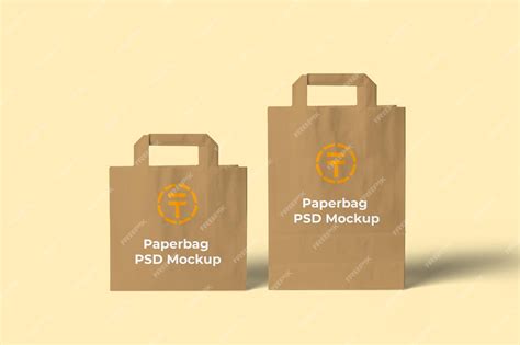 Premium Psd Paperbag Psd Mockup