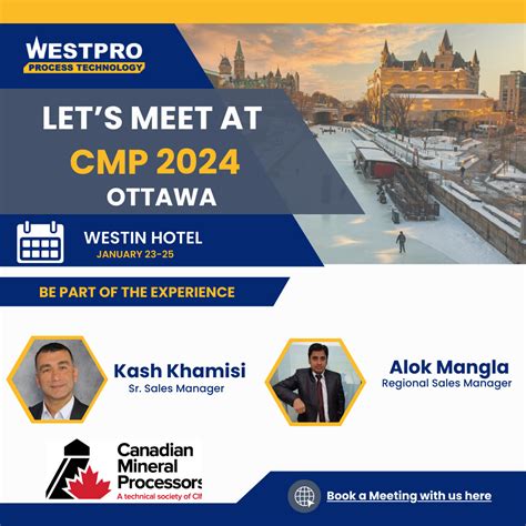 Westpro Machinery Confirms Attendance At Canadian Mineral Processors