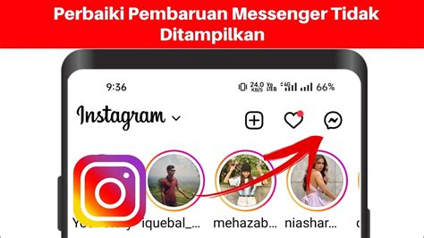 Cara Mengatasi Update Instagram Messenger Tidak Tampil Berfungsi Ikon